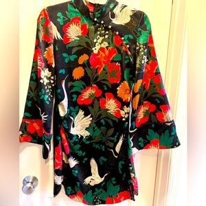 Printed mini party dress